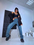 BLUE denim pants "T6272-6 BEST OF TITAN"